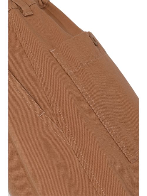 Pantalone cropped WKDARIETE in drill di cotone Cammello WEEKEND MAX MARA | 2615131121600002